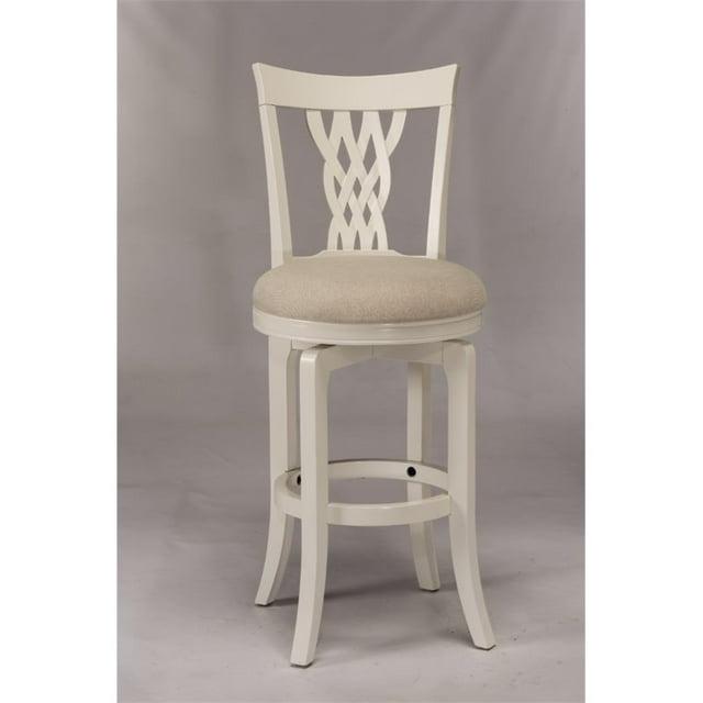 Hillsdale Embassy 30" Swivel Bar Stool in White