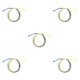 thumbnail image 3 of Qarigey de cuerda, joyería estética ajustable, pulseras bohemias únicas, cuerda de mano, regalo creativo para chicas adolescentes, azul oscuro azul oscuro + amarillo 5piezas Qarigey CBP251091, 3 of 6