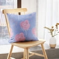 thumbnail image 5 of LALILO Throw Pillow Covers Flower Rose Flower Rose Accent Art Cushion Cover 18" x 18", 2 Pack, 5 of 6