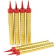 Hxoliqit King Of Sparklers Pack Of 6 Gold Wrapping Sparkling Candles