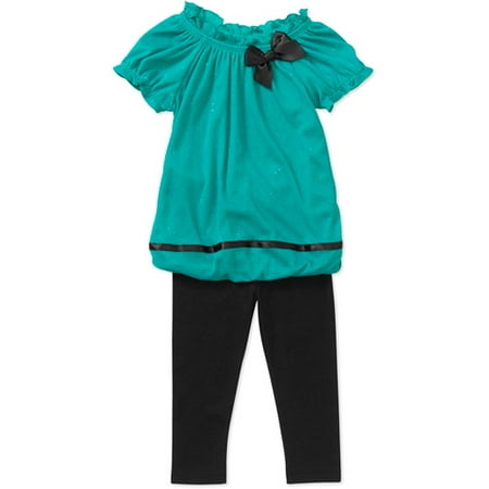 Healthtex Baby Girls' Glitter Tunic And