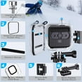 thumbnail image 4 of Waterproof Housing Case for  Hero11 Black Mini 169ft/60M Diving Protective Housing Shell for Hero 11 Mini Action Camera Underwater Dive Case with Mount Thumbscrew, 4 of 6
