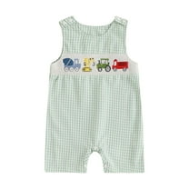 0-3 Months Girl Onesies Pack Unisex Newborn Baby Boy Girl Summer Clothes Sleeveless Bubble Romper Jumpsuit Overall Shorts Infant Clothing One-piece Coverall and Layette Set