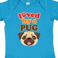 thumbnail image 4 of Inktastic Pug Dog Loved by a Pug Boys or Girls Baby Bodysuit, 4 of 5
