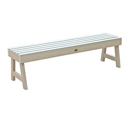 Style Backless Bench - highwood® Weatherly Recycled Plastic Backless Bench