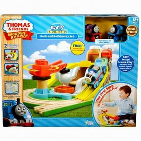 Fisher Price Thomas Early Engineers Rock and Roll Quarry Wooden Rail ...
