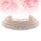 thumbnail image 4 of WORGEOUS Collar de declaración en capas Diamond Crystal Multi-Chain para mujeres joyas de fiesta diaria (dorado), 4 of 8