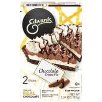 Edwards Singles Desserts Choc Crème Pie Slices, 5.34 oz 2 Pack