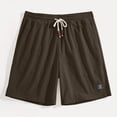 thumbnail image 4 of Ymyiu Shorts for Men Casual Men's Stretch Shorts Lightweight Casual Shorts Hiking Golf Shorts with Pockets Size 3XL(Brown, 3XL), 4 of 5