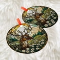 thumbnail image 3 of Customized Boho Deer and Daisy Ornament Window Hanging Sun Catcher Halloween Haning Decoration Christmas Birthday Gifts for Lover, Friends, 2025, Seasonal Holiday Decor, Holiday, 3 of 5