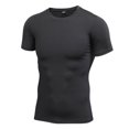 thumbnail image 1 of AMERTEER Men Compression T-Shirts Quick Drying Basketball Running Short Sleeve Sports Tight Base Layer Black L, 1 of 10