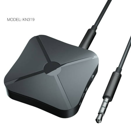 Two Wireless Receivers 2 in 1 Wireless Bluetooth 4.2 Audio Transmitter Receiver TV Car Music Receiver Universal Music Adapter ()