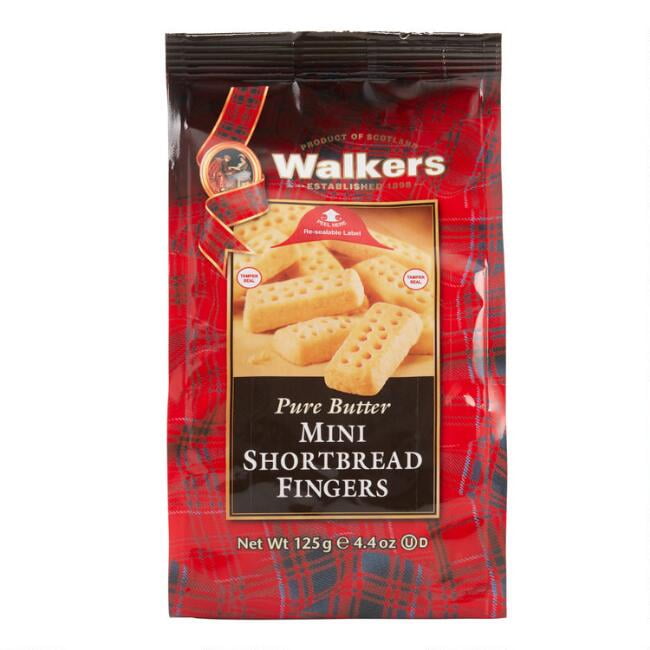 Walkers Mini Shortbread Fingers 4.4 oz Pack of 2