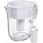Angle View: Brita Standard Everyday Water Filter Pitcher, White, Large 10 Cup, 1 Count