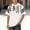 White, variant on Men's Summer Casual Loose Fit Crew Neck Short Sleeve T-Shirt for Everyday Relaxed Style and Comfort