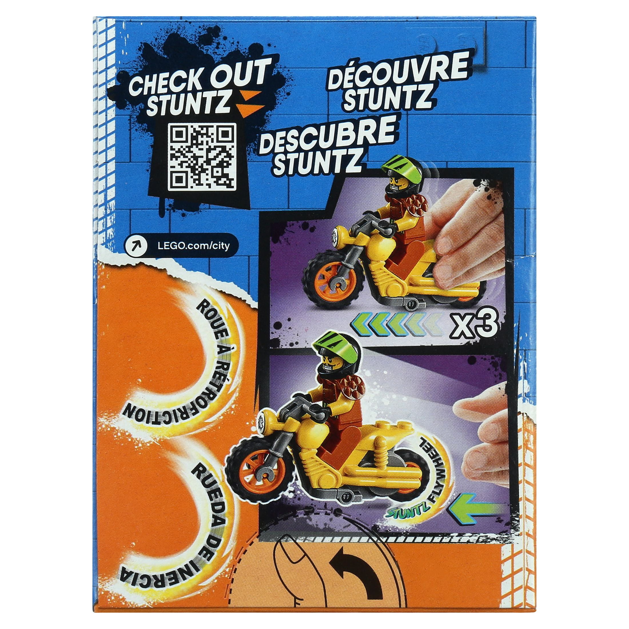 LEGO City Stuntz Demolition Stunt Bike 60297 Building Kit; Featuring a Toy Stunt Bike with Flywheel Functionality, Plus LEGO City Adventures TV Series Minifigure Character Wallop (12 Pieces)