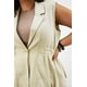 thumbnail image 4 of Chaleco de lino Roman Fashion 2321 Tallas Extras Beige 40, 4 of 7