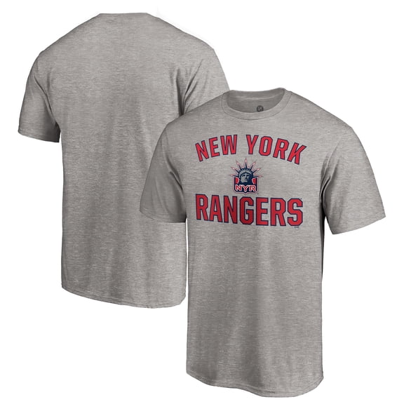 Men's Heather Gray New York Rangers Special Edition Victory Arch T-Shirt