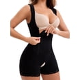 thumbnail image 4 of INSPIRE CHIC Women's Open Bust Side Zipper Body Shaper Adjustable Straps Tummy Control and Butt Lifter Bodysuits M Black, 4 of 6
