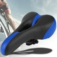 thumbnail image 4 of Sillín de bicicleta de Montaña Zhivalor PVC Comfort Racing negro y azul, 4 of 8