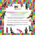 thumbnail image 2 of Disfraz inflable de dinosaurio T-rex jurásico premium halloween Toda ocasión Bk Disfraces  Talla unitalla 6 a 12 años Verde, 2 of 8