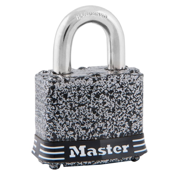 Master Lock 1-9/16in (40mm) Wide Rust-Oleum® Certified Laminated Steel Pin Tumbler Padlock