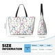thumbnail image 4 of Fotbe Cartoon Cute Rabbit Bolsa de Viaje para Playa - Resistente al Agua, Bolsa Tote de Gran Capacidad y Ligera con 7 Bolsillos para Mujeres y Hombres, 4 of 7