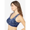 thumbnail image 3 of Comfort Choice Women's Plus Size Wireless Front-Close Lounge Bra, 3 of 6