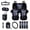 Butterfly Music Rose Heart, variant on FOR U DESIGNS Mandala Flower Frog Print Car Seat Cover Full Set of 15 Seatbelt Strap Pad Steering Wheel Covers Rear View Mirror Cover Trash Cans Air Vent Storage Bag Cup Coasters Keychain
