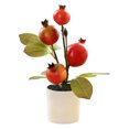 thumbnail image 1 of Plantas en maceta artificiales creativas de la planta verde de simulación de la decoración del hogar de los bonsais de la fruta, 1 of 5