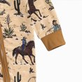 thumbnail image 6 of CAUYDY Preemie Boy Coming Home Outfits Baby Clothing Fall Winter Newborn Long Sleeve Sleepers Infant Boys Cute Romper Bodysuit 0 3 6 9 12 18 24 Months Brown for Sizes 6-12 Months, 6 of 8