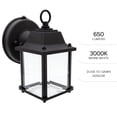 thumbnail image 5 of Maxxima MEL-6100W Black Electric Outdoor Wall Lantern, 5 of 11