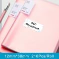 thumbnail image 4 of (2 pack) (2 pack) NIIMBOT Thermal Label Maker Stickers 0.47"×1.18" Replacement Label Paper for D11/D101/D110/H1S,210 Sheets/Roll(Snowflake), 4 of 8