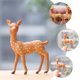 thumbnail image 2 of Estatuas de animales del bosque, juguetes en miniatura, decoración de pasteles, adornos pequeños, 4 piezas, figuras artesanales, decoraciones navideñas, modelos, regalos para niños, PVC, 2 of 6