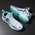 thumbnail image 4 of ChiVerve Youth Basketball Shoes - Breathable Athletic Sneakers for Boys Girls Teens | White Green, 10 Men, 4 of 6