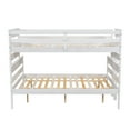 thumbnail image 4 of Euroco Wood Twin XL over Queen Size Bunk Bed with Ladder, White, 4 of 14