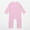 Pink, variant on Baby Girl Boy Silk Pajamas Rompers Satin Silk Pjs Sleepwear onesie Long Sleeve Lapel Collar Button Down Kids Pajamas for Little Girls 0-3 Months