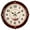 Style1, variant on DESIGNICE Wall Clock,Diamond-Embedded Frame Small Wall Clock,Crystal-Like Shine Anti-Fog Glass Kitchen Clock,Style1
