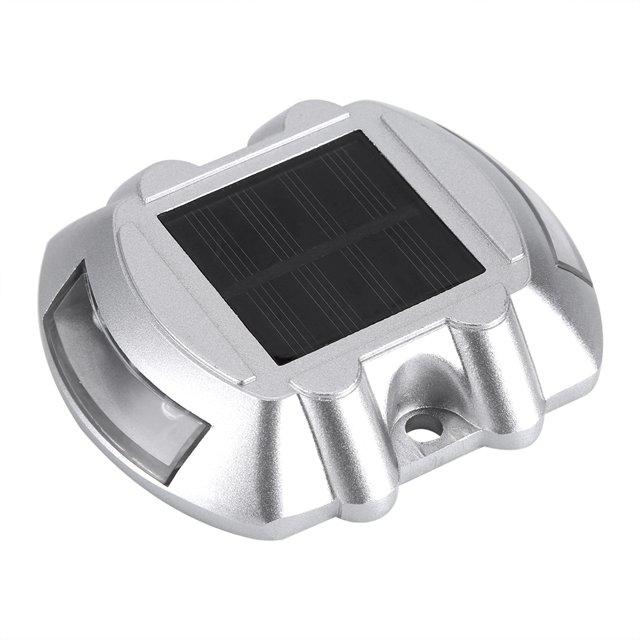 Cergrey Coulée Aluminium Solaire Étanche 6 LED Lampe Sans Fil Route Extérieure Allée Lumière, Lampe de Chemin, Conduit Lampe Extérieure
