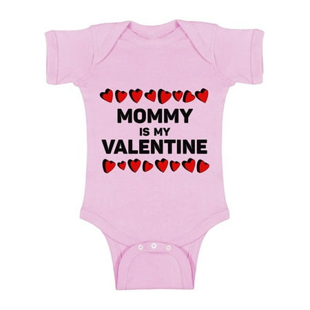 

Awkward Styles Mommy Is My Valentine Short Sleeve Bodysuit for Baby Valentine s Day One Piece Valentine s Day Gifts for Baby Boy Valentine s Day Baby Romper Cute Gifts for Boys Mom Baby Boy Bodysuit