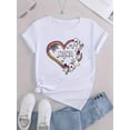 thumbnail image 2 of 1 Pce T-Shirt Graphique Halloween Nana, T-Shirt Décontracté à Col Rond et Manches Courtes pour Femmes, Tissu en Polyester Extensible, Mode Toutes Saisons, Fête des Pères, Fête des Mères, Nouvel An, Festival de Printemps, 2 of 5
