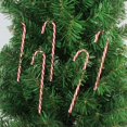 thumbnail image 4 of Colgante de decoración de bastón de caramelo de plástico de Navidad de 30 piezas-15 cm rojo y blanco a granel Ormromra HR-0007, 4 of 6