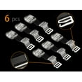 thumbnail image 2 of INSPIRE CHIC Women's Non-Slip Clear Bra Strap Replacement Invisible Shoulder Straps, 2 of 5