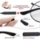 thumbnail image 2 of Glasses Strap Adjustable Eyewear Retainer 3Pcs Universal Fit Retainer + 6Pcs Glasses Ear Grip, 2 of 5