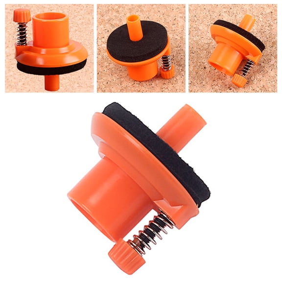 Raindrops Live Performance Hi-hat Cymbal Seat 1Pack Orange Plastic with Cymbal Stand Accessories