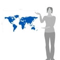 thumbnail image 2 of World Map Wall Art Earth Atlas Decal Sticker, 2 of 4