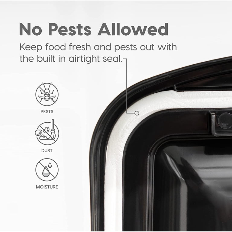 IRIS USA 65 Qt WeatherPro Airtight Pet Food Storage with Removable Casters photo 5