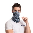 thumbnail image 3 of Máscara de bufanda de tubo, 2 piezas de banda para la cabeza, bandanas, tubo multifuncional,tubo para el cuello, máscara facial, polaina para el cuello para ciclismo, senderismo, correr brillar Juguete, 3 of 6