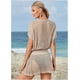 thumbnail image 2 of Tops de playa Vestidos de punto sexys para cubrir bikinis Falda corta de red, 2 of 4