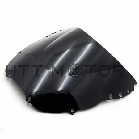 Honda Motorcycle Windshield HTTMT- Smoke Black ABS Motorcycle Windshield Windscreen For Honda CBR900RR 1998-1999 ()